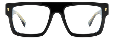 Men Premium Dsquared2 Eyeglasses: D2 0147 - Black - SpecSMART Eye Clinic (Front View)